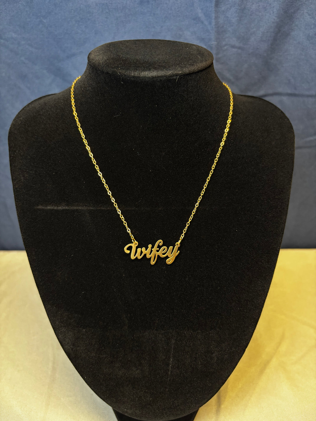 Wifey Pendant Necklace
